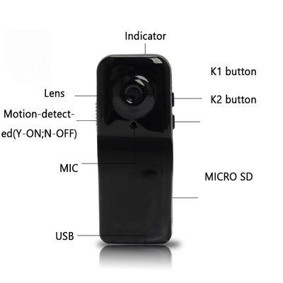 960P Wifiによって隠されるカメラの可聴周波レコーダーのボイス レコーダのPCのウェブ画像