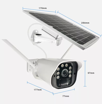 電池式PIR Wifi太陽動力を与えられたCCTVのカメラIPの屋外のホーム セキュリティーのカメラと長い無線HD